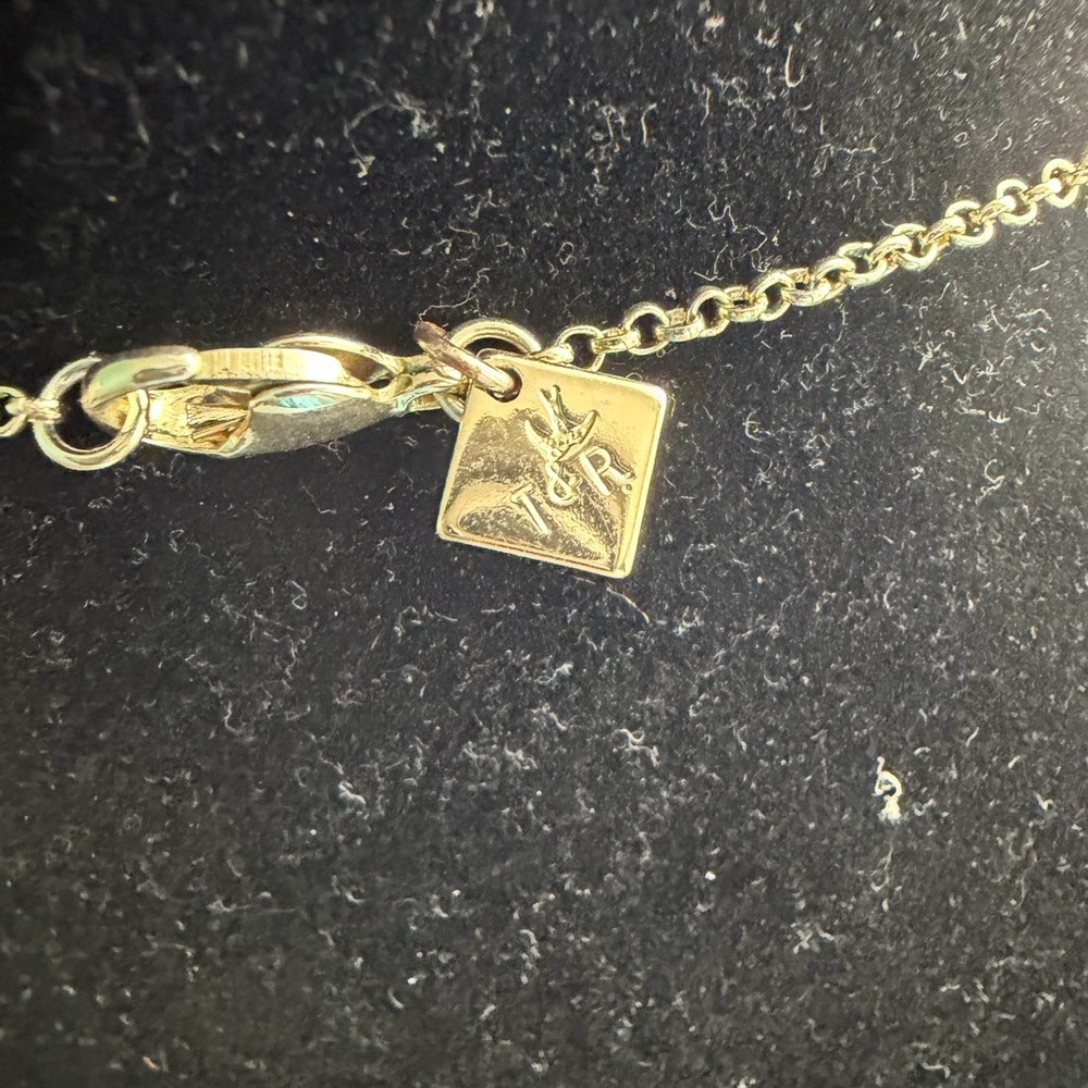 Towne and Reese GoldTone Clover Necklace - Picture 6 of 6